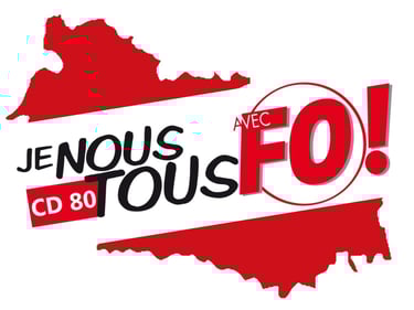 Syndicat FO des personnels du conseil départemental de la Somme logo