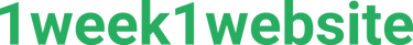 1week1website logo