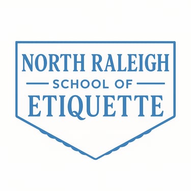 The North Raleigh School of Etiquette logo