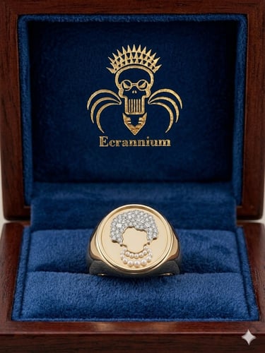 Ecrannium signet Ring