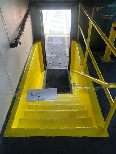 Truck dock maintenance results