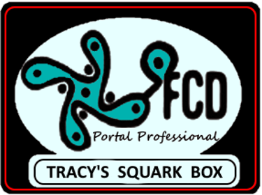 FCD logo Tracy's squark box