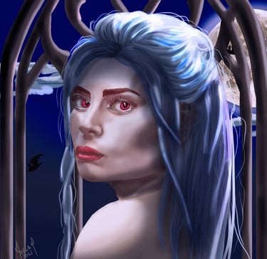 Gothique vampire woman