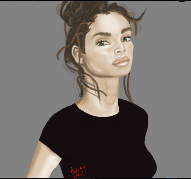 Portrait Of White woman