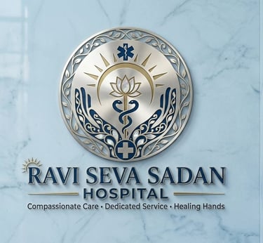 Ravi Seva Sadan Hospital logo