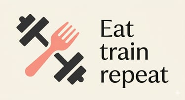 Eat. Train. Repeat. logo