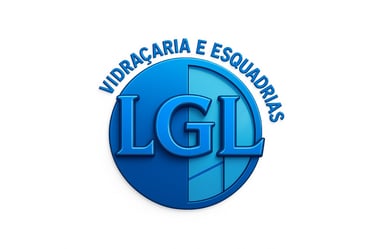 VIDRAÇARIA E ESQUADRIAS DE ALUMÍNIO LGL logo