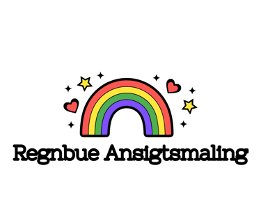 Regnbue Ansigtsmaling logo