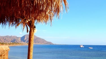 Sea view to Mahash from Bedouin star Ras shitan