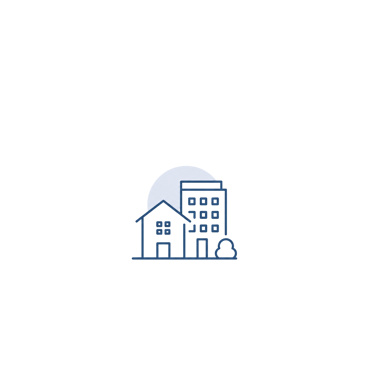 Residential and commercial property management icon