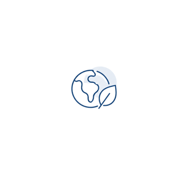 Sustainability and environmental responsibility icon
