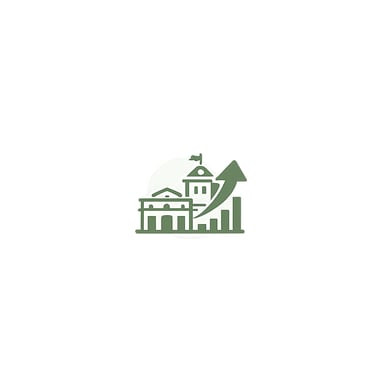 Property value enhancement services icon
