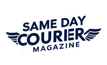 Same day courier magazine logo