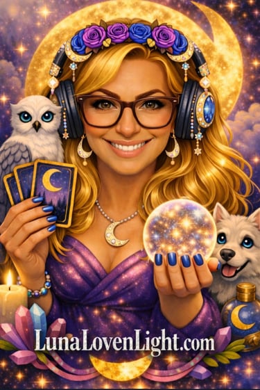 Luna LovenLight Conscious Creation via Tarot logo