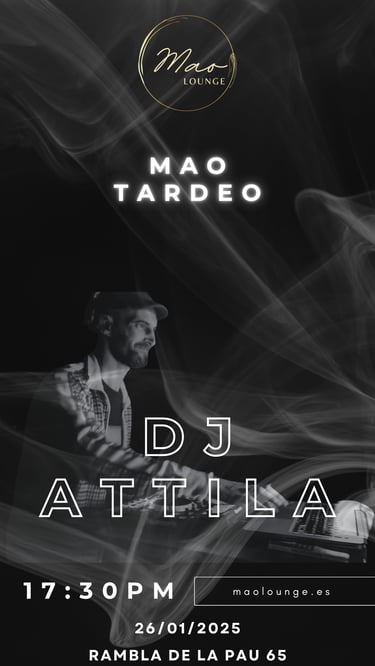 Poster Dj Attila/MaoLounge