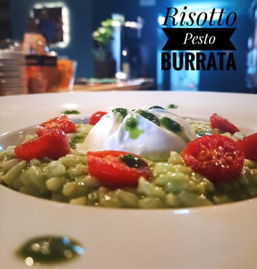 Risotto Pesto Burrata MaoLounge