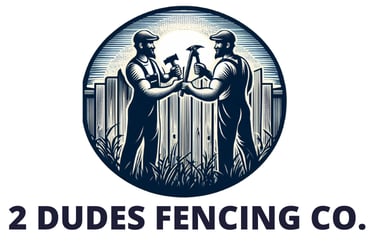 2 Dudes Fencing Co. logo