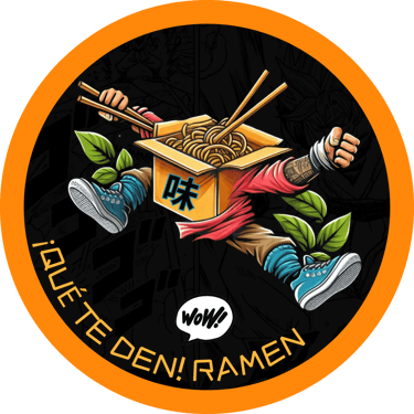 !QUÉ TE DEN RAMEN¡ logo