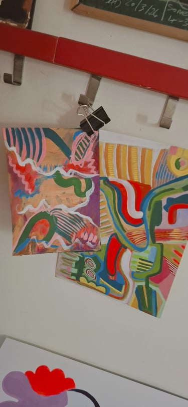 painting with acrylics