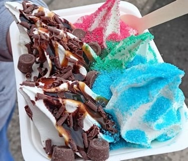 Rolo & sherbet ice cream tray from ZAKS Pud Pod