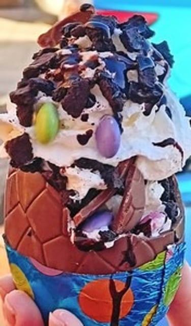 ZAKS Pud Pod ice cream filled chocolate Easter egg