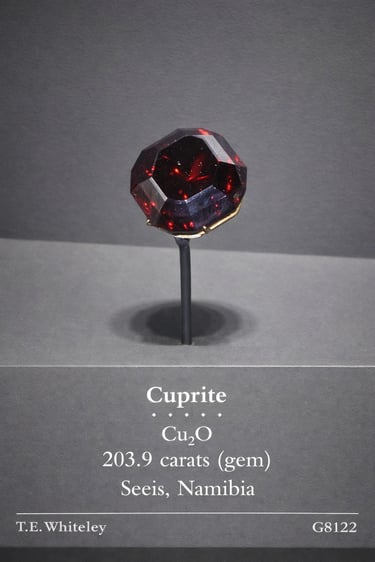 Smithsonian Cuprite Gem from Namibia