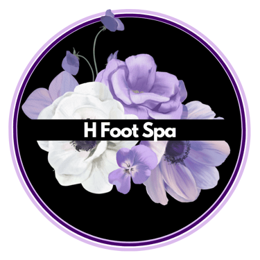 H Foot Spa  logo