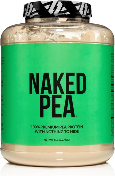 Naked Pea protein powder single ingredient plant-based protein for clean eating women over 35