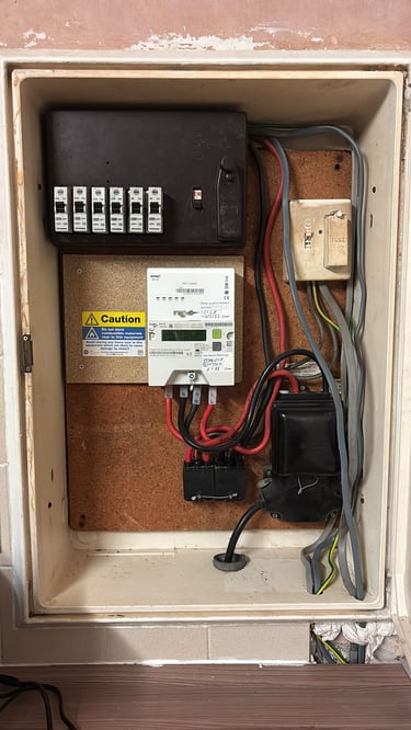 Before consumer unit upgrade in Norwich