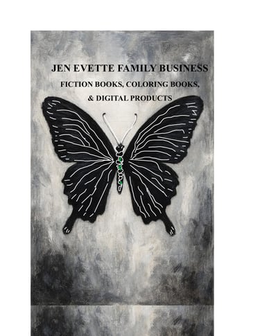 Jen Evette family coloring logo