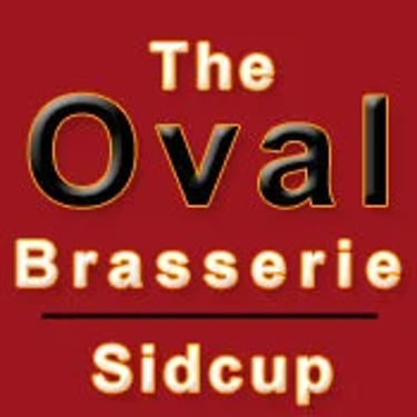 The Oval Brasserie, an award-winning Indian restaurant in Sidcup, offering authentic Indian cuisine with convenient takeaway and delivery services logo