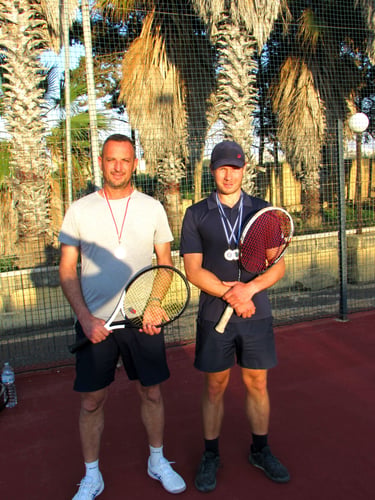 Both Players Together After the Final