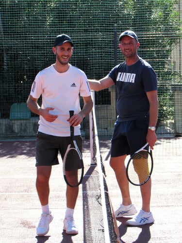 Both Players After the Final
