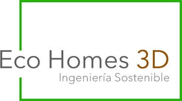 ECO HOMES 3D logo