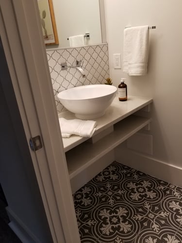 Custom little bathroom