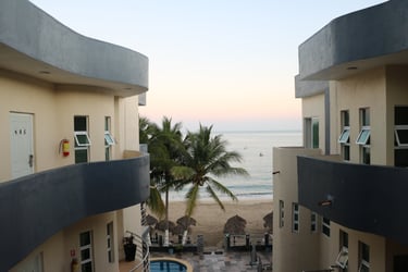 Vista panoramica bungalows riviera del opalo