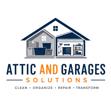 Attic and Garages Solutions logo in header
