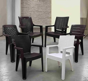 Lightweight, durable and easy-to-maintain chairs for offices, cafeterias, waiting areas in mohali