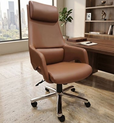 Premium leather office chairs crafted for directors, CEOs, and modern workspaces IN Chandigarh