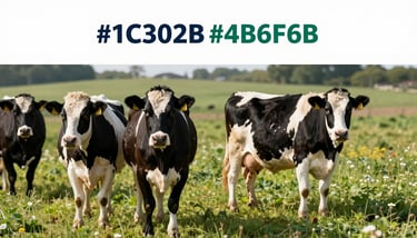 A clean, organized display of various Ramya Vet Solutions supplement products in a professional setting.