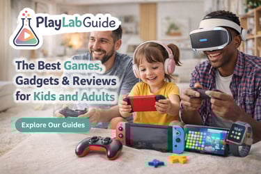 PlayLabGuide features video game releases, gadget reviews, and play guides for kids and adults.