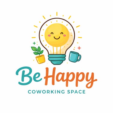 Be Happy Coworking Space logo