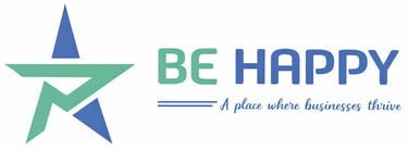 Be Happy Coworking Space logo