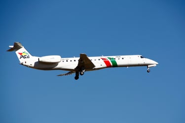 Embraer 145 mátricula CS-TPI de PGA Portugalia Airlines