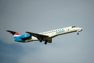 Embraer 145 matrícula LX-LGZ de Luxair