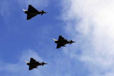 Tres Eurofighter 2000