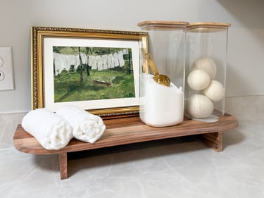 laundry room staging house