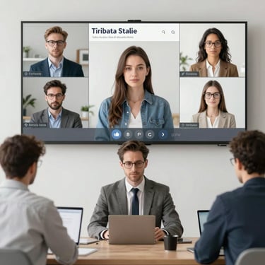 Diagram showing efficient telehealth workflows connecting patients and providers.