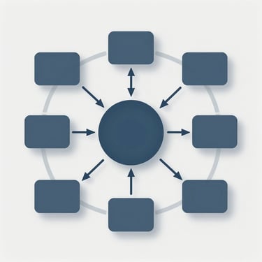 Diagram showing efficient telehealth workflows connecting patients and providers.