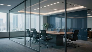 A portrait of a professional man in his 50s, representing Paul Shaw, looking confident in a steel blue shirt against a minimalist background.